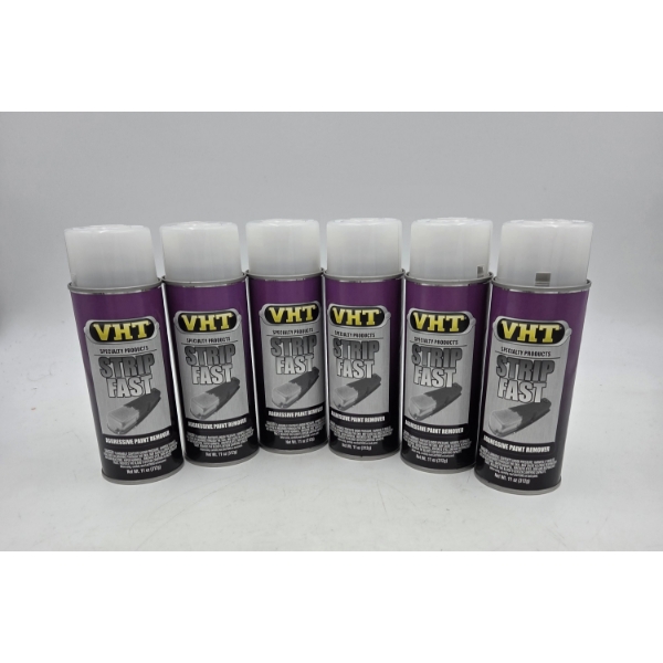 Six Brand New 11oz Cans Of VHT Strip Fast Aggressive Paint Remover