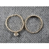 Image 2 : Two 10K Gold Rings With One Ft. Small Clear Stone ~ Total Weight 2.1 Grams