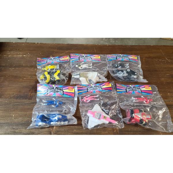 (6) 90's Power Rangers/McDonald's Toys In Packaging