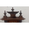 Image 8 : Antique Tall 39" Pendulum Vienna Type Wall Clock w Key