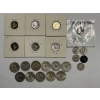Image 7 : Lot of 90% Silver, Assorted Year, Dimes and Quarters, including 1 Canadian Dime, FV $3.95