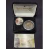 Image 1 : RMS Titanic Two Coin Display Set Ft. Colorized Half Dollar & 1902 British Penny 