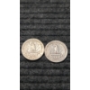 Image 2 : 1935-P & 1942-S Washington Silver Quarters Face Value: .50