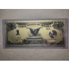 Image 1 : US One Dollar 24k 999999 Silver Certificate Note in Mint Condition In Protective Holder