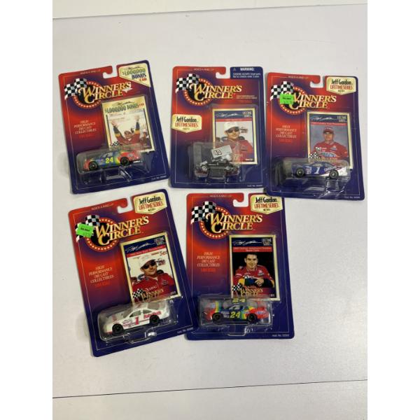 Winner's Circle Die Cast Collectible Cars NIB! - 1/64 Scale - Jeff Gordon - Lifetime Series 