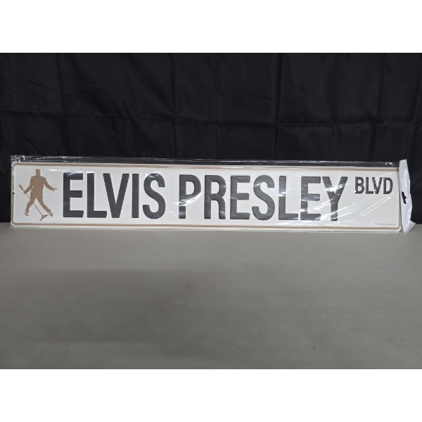 ELVIS PRESLEY BLVD Metal Street Sign - Brand New in Package Approx. 3ft