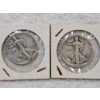 Image 1 : 90% Silver United States Half-Dollar Assortment (Walking Liberty) - AFV: $1.00