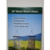 Image 5 : HEAVY DUTY NEW IN BOX 30" Silver Metal Wind Chime ~ Weather Resistant Material With Amazing Sound!