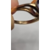 Image 6 : 14K Yellow Gold Women's Ring With Amethyst - Size 6 - Weight: 4.0g