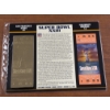 Image 1 : Authentic 1989 Super Bowl XXIII NFL Football Ticket & 24K Gold Plated Ticket - Mint Condition