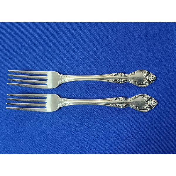 2 - Gorham Melrose Sterling Silver Forks - TW: 129.3g