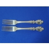 Image 1 : 2 - Gorham Melrose Sterling Silver Forks - TW: 129.3g
