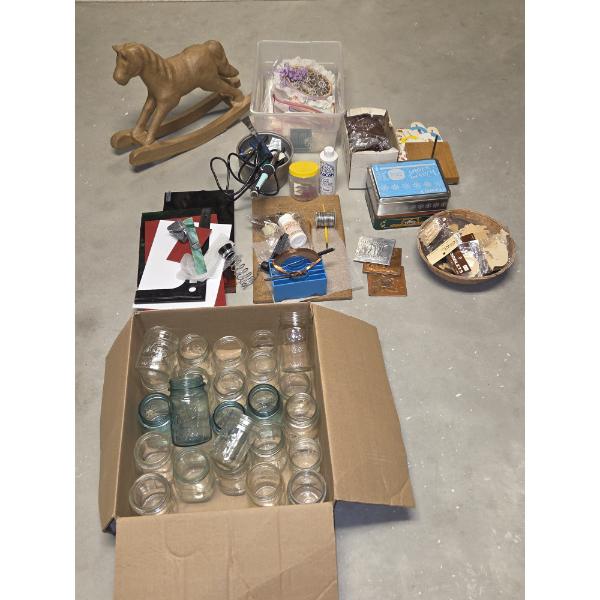 *Pick Up At Mantua Home-No Shipping Available* Excellent Condition Crafting Items Including Colored 