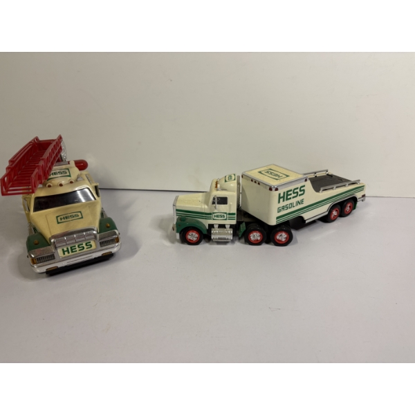 Hess Gasoline Semi Truck & Firetruck
