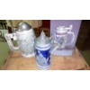 Image 1 : Vintage Collector Beer Steins - One From Germany All App 8" Tall - See Pics