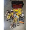 Image 1 : 18'' Craftsman Tool Bag With New Tools Including, DeWalt Bits, Hammers, Saws, Pliers, Wrenches & Mor