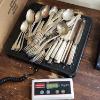 Image 6 : 5.6 LBS of Assorted Silverplated Silverware in Storage Box
