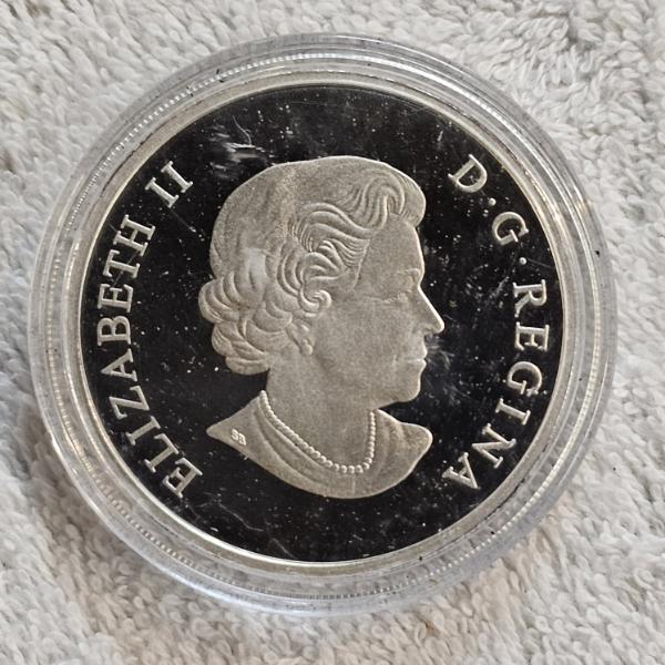 Canadian Proof Coin featuring Queen Elizabeth II