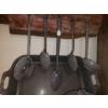 Image 2 : Antique Enameled Metal Ware Kitchen Ware Group - Gret Spatterware - See Pics