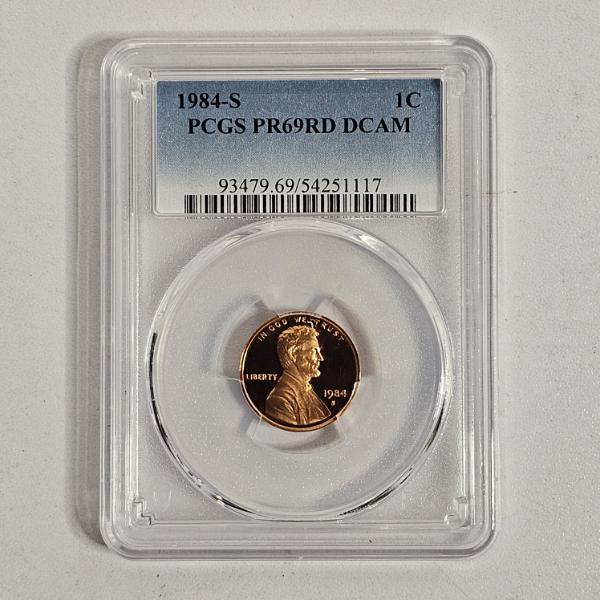 PCGS PR69RD DCAM 1984-S Lincoln Cent