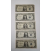 Image 1 : Series 1935 E, 1957, 1957 A $1 Silver Certificate Bank Notes - Face Value: $5.00