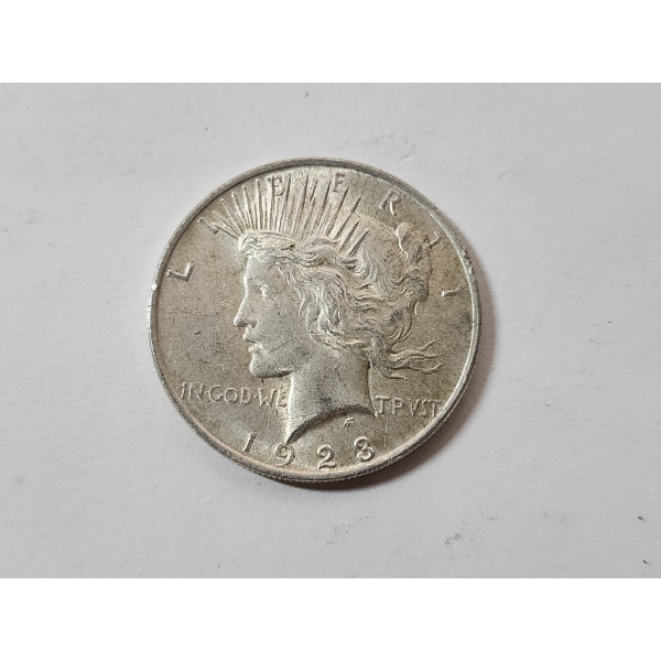 1923 Silver Peace Dollar - 90% Silver 