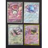 Image 1 : Four Assorted Holo Rare Pokemon Trading Cards Including Kingdra & Unown