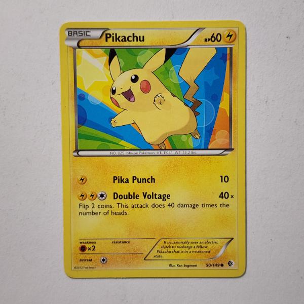 Pikachu 50/149 Non Holo Vintage Pokemon Trading Card