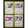 Image 1 : Four Assorted Holo Trainer Vintage Pokemon Trading Cards ~ ALL STAMPED - Mostly Crystal Guardians