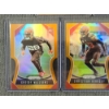 Image 3 : Lot of Five Panini Cleveland Browns NUMBERED /249 Orange Foil Trading Cards 