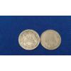 Image 3 : (2) 1892 Barber 90% Silver Dimes - Face Value: $0.20