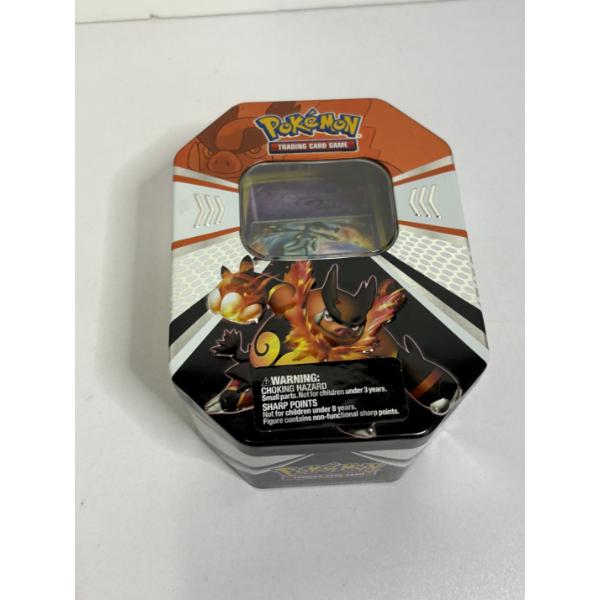 Tin of Tons of Pokémon Cards - Servine - Emolga - Pikachu- Sandile - Etc.