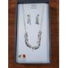 Image 1 : GORGEOUS NEVER WORN Sterling Silver Extraordinary Italian Made Necklace & Earring Set ~ 11.5 Grams
