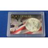 Image 1 : 1922 Silver Peace Dollar In H.E Harris & Co Display