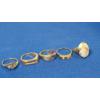 Image 9 : Assorted Gold Plated/Gold Electroplated Rings, Brooch & More