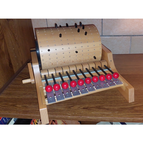Musical Hand Crank Wood Xylophone