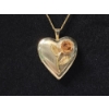 Image 2 : Gold-Filled & Gold-Plated Jewelry: Heart Locket Pendant, 16" Chain, & 18" Broken Chain