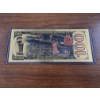Image 2 : Michael Jordan Chicago Bulls Pure 24k .999 Gold Foil Note - In Mint Condition - Limited Edition