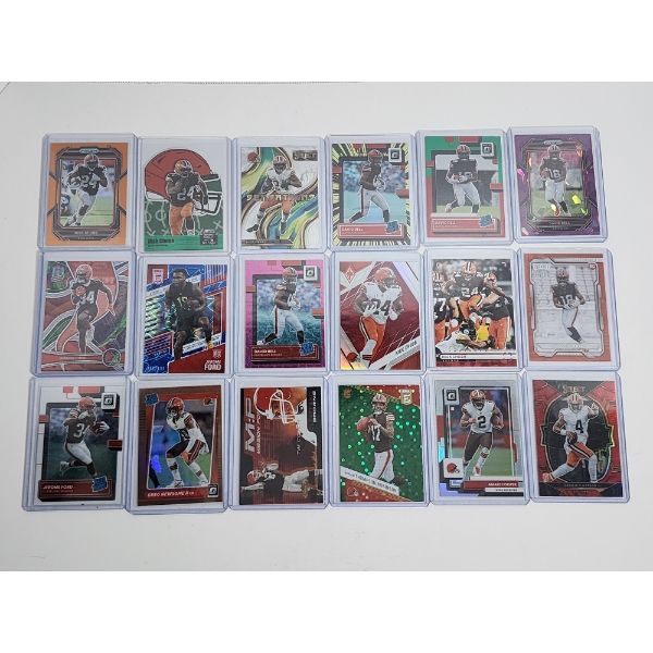 x18 Assorted 2000-2023 Panini Football Trading Cards - Excellent Condition in Card Holders