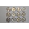 Image 1 : Assorted Years/Mint Marks Washington 90% Silver Quarters - Face Value: $3.00