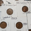 Image 17 : Lot of 34 Assorted Years Lincoln Wheat Cents, Including Errors: D/D, RPM - Face Value $0.34