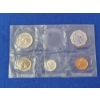 Image 1 : 1960 United States (Incomplete) Mint Set Including 90% Silver Quarter and Dime 