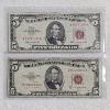 Image 1 : Series 1963 ($5) and Series 1953 B ($5) United States Notes FV: $10.00