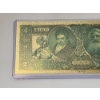 Image 5 : U.S. $2 Silver Dollars Gold Foil .99999999 - 24K Note In Protective Holder - Mint Condition