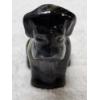 Image 1 : Degenhart Vintage Glass Dog Figurine - Caramel Custard