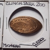 Image 4 : Four Rolled Penny Souvenir Coins Ft. Cleveland Ohio, London Aquarium, State Park in Canada & Zoo