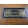 Image 2 : Washington $1 Collector Gold Foil .999999 - 24K Gold Note In Protective Holder - Mint Condition