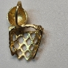 Image 4 : 14K Yellow Gold Basketball & Hoop Pendant - Total Weight: 1.0g