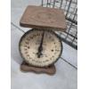 Image 2 : Vintage Items Including Wood Crate, Wire Milk Crate, Brown Glass Gallon Jugs, Scale & More