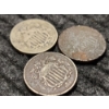 Image 5 : Three Assorted United States Shield Nickels ~ Dates & Conditions Vary ~ VERY NICE 1868!